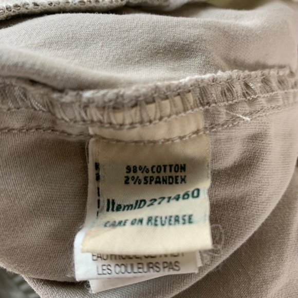 LL Bean Favorite Fit‎ Women's Hiking Cargo Pants Brown 8 - Picture 9 of 10